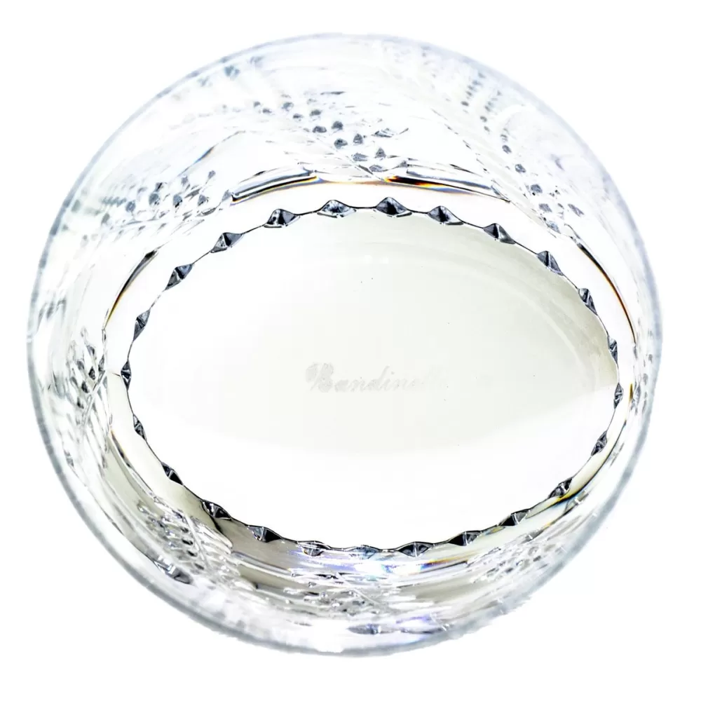 Crystal whiskey glass London modern design, ergonomic