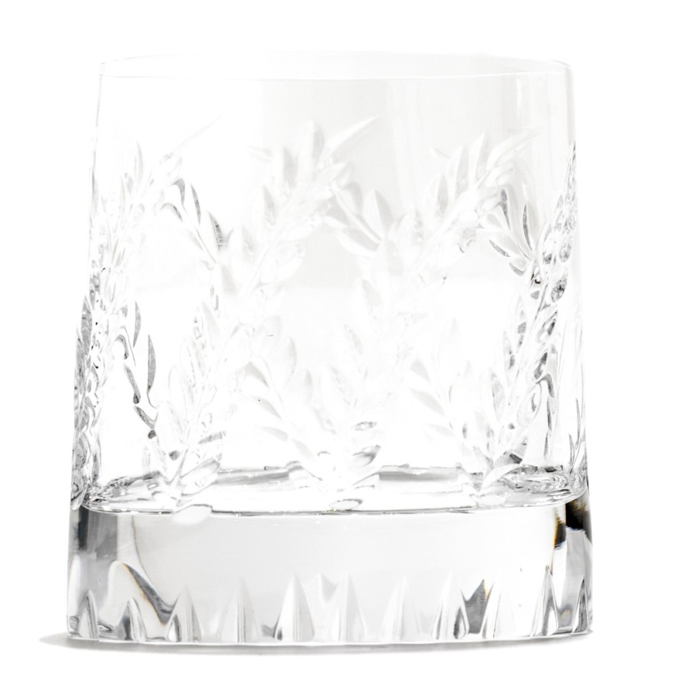 Crystal whiskey glass London modern design, ergonomic