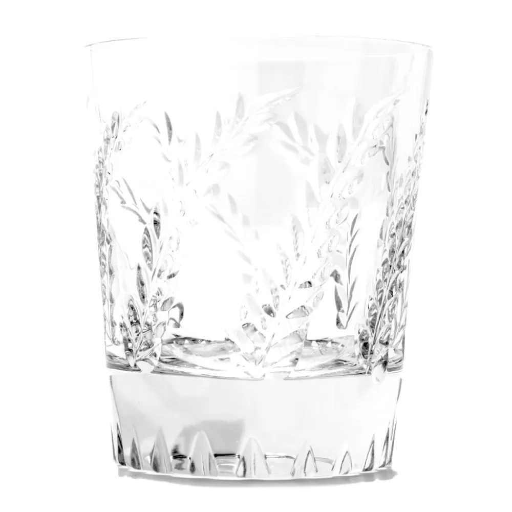 Crystal whiskey glass London modern design, ergonomic