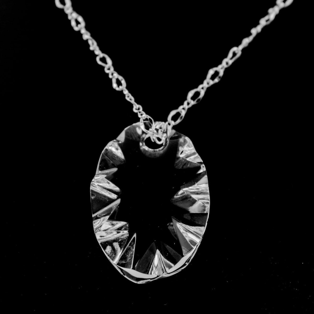 crystal necklace ovalthslot