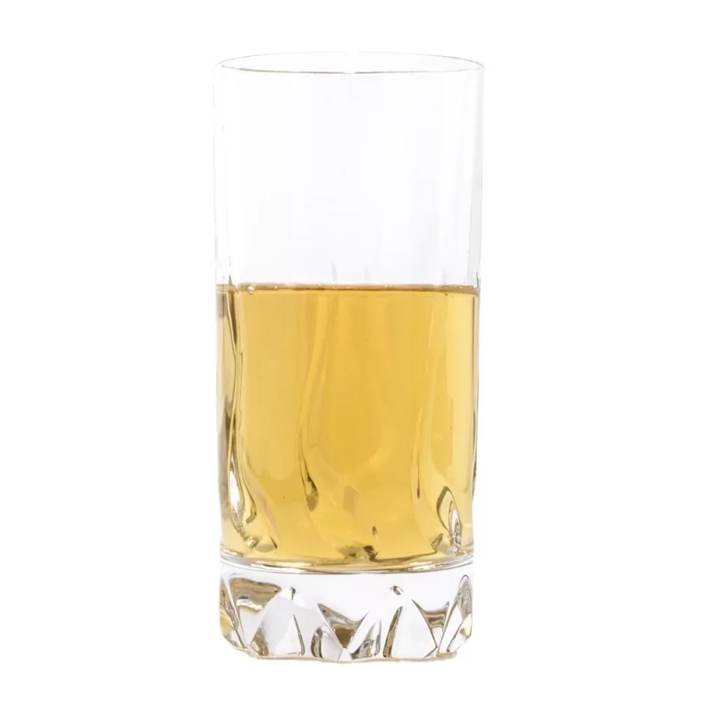 Highball cocktail long drink glass in crystal model Uncino