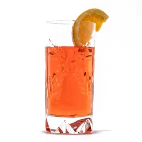 Highball cocktail long drink glass in crystal model Vintage