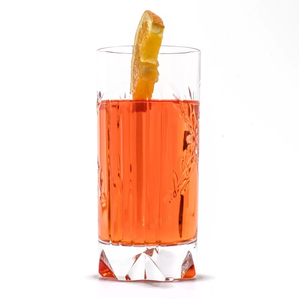 Highball cocktail long drink glass in crystal model Vintage