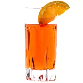 Highball cocktail long drink glass in crystal model Hollywood
