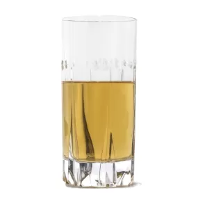 Whiskey long drink highball glass in pure crystal