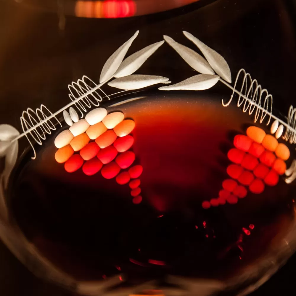 Calice degustazione vino rosso 4 Uve cristallo