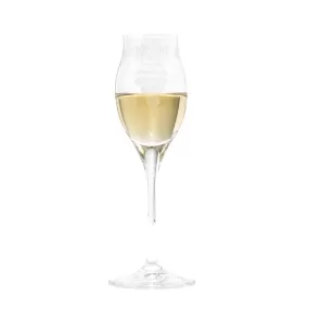 Calice grappa con grappolo di uva lavorato a mano