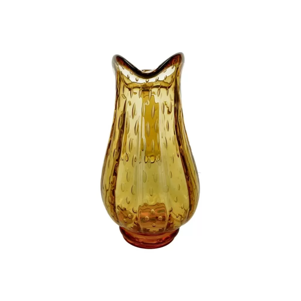 Amber Crystal Vase: Elegance and tradition in your home