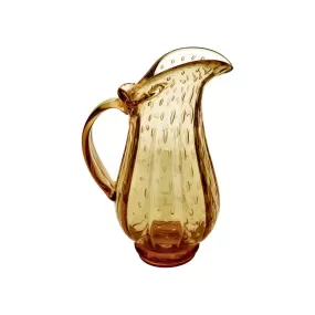 Vaso cristallo ambra