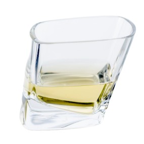 Bicchiere whisky cristallo Manhattan design moderno, ergonomico