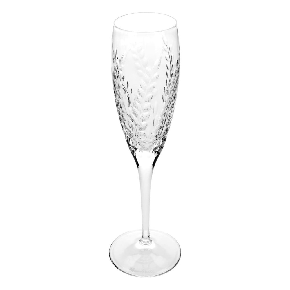 Crystal Prosecco Glass with Fern Design - Cheers with Class