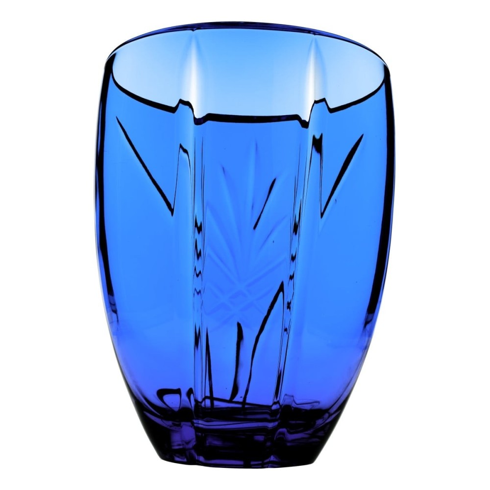 Vaso cristallo blu cobalto