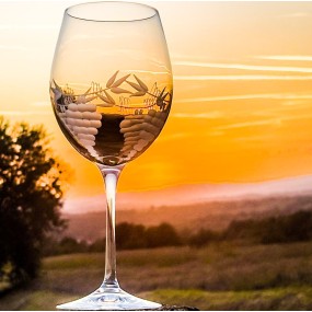 Calice degustazione vino rosso 4 Uve cristallo