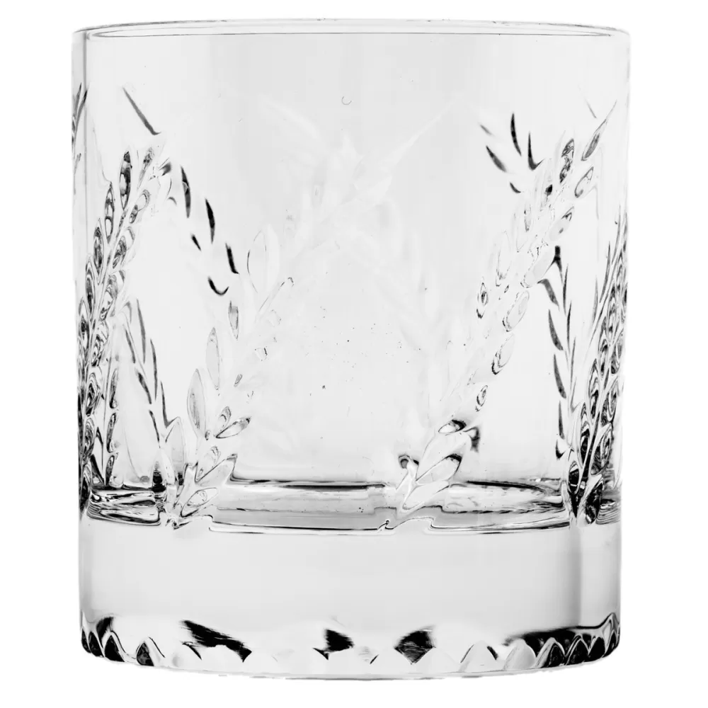 Bicchiere whisky cristallo modello Felce