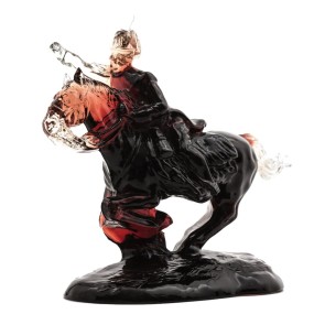 Carabinieri on crystal horse