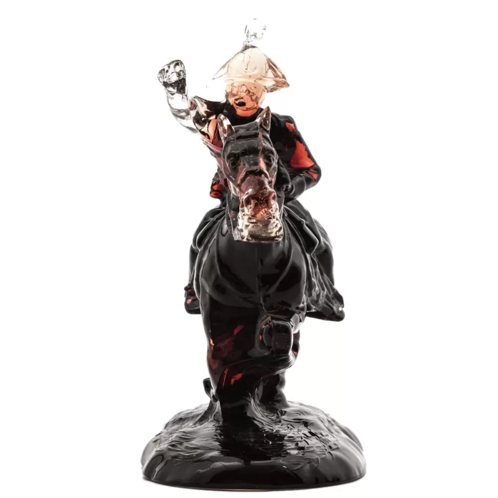 Carabinieri on crystal horse