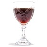 Calice vino rosso cristallo Vintage soffiato e lavorato a mano