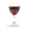 Calice vino rosso cristallo Vintage soffiato e lavorato a mano